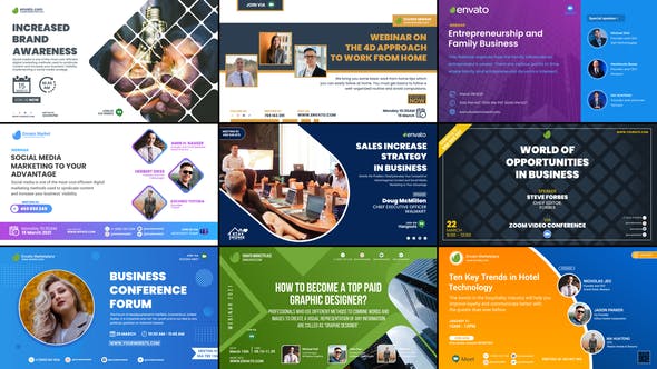 پروژه پریمیر 2021 با موزیک رزولوشن 4K معرفی کنفرانس Conference Posters And Banners پروژه پریمیر 2021 با موزیک رزولوشن 4K معرفی کنفرانس Conference Posters And Banners