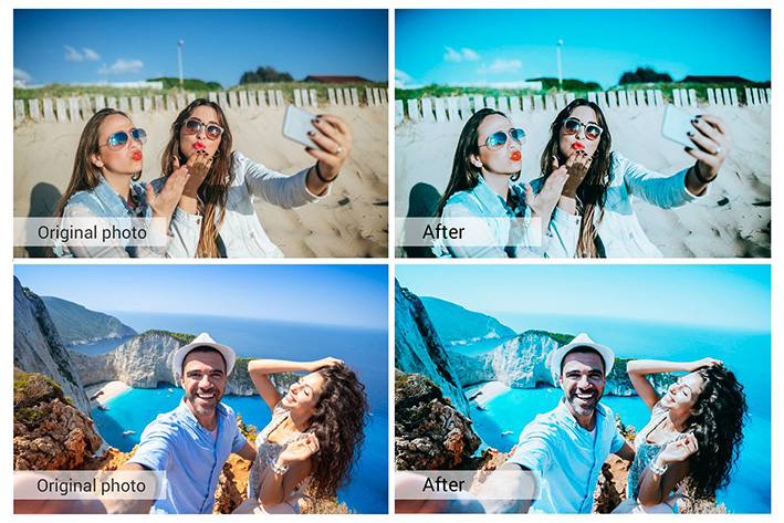 120 پریست لایت روم و لات رنگی و پریست کمرا راو فتوشاپ Havana Lightroom Presets LUTs