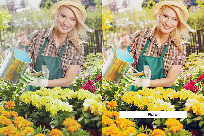 120 پریست لایت روم و لات رنگی و پریست کمرا راو فتوشاپ تم باغبانی Gardening Lightroom Presets LUT 120 پریست لایت روم و لات رنگی و پریست کمرا راو فتوشاپ تم باغبانی Gardening Lightroom Presets LUT