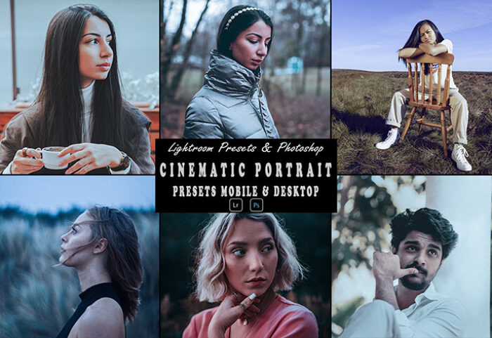13 پریست لایت روم پرتره سینمایی و اکشن فتوشاپ Cinematic Portrait Presets