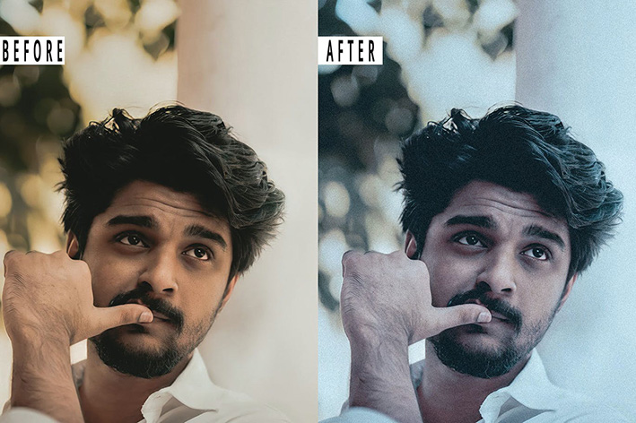 13 پریست لایت روم پرتره سینمایی و اکشن فتوشاپ Cinematic Portrait Presets