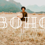 16 پریست لایت روم رنگی تم گرم و روشن Bohemian Lightroom Presets