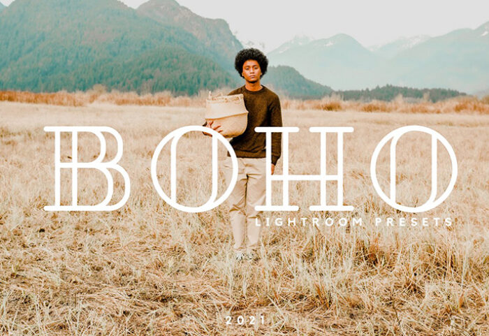 16 پریست لایت روم رنگی تم گرم و روشن Bohemian Lightroom Presets