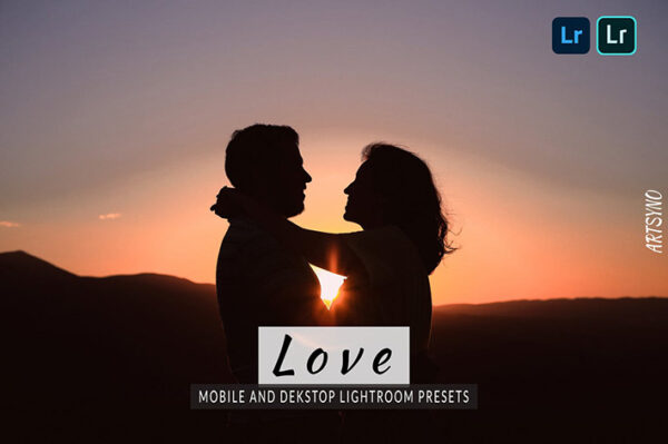 20 پریست لایت روم 2022 افکت تم عشق Love Lightroom Presets