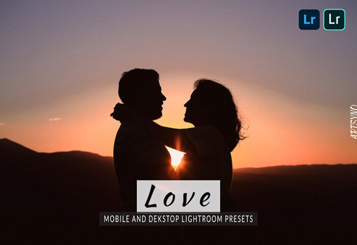 20 پریست لایت روم 2022 افکت تم عشق Love Lightroom Presets