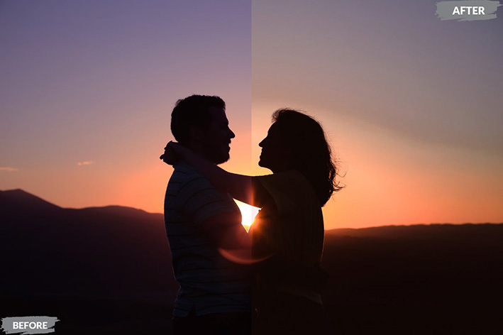 20 پریست لایت روم 2022 افکت تم عشق Love Lightroom Presets