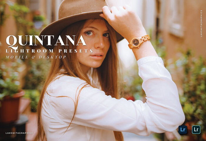 20 پریست لایت روم 2022 افکت پرتره فشن Quintana Lightroom Presets