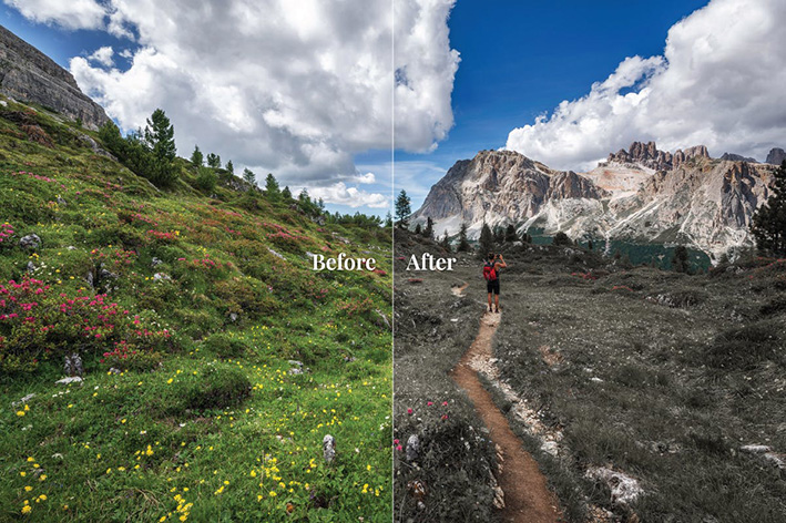 20 پریست لایت روم 2022 سینماتیک حرفه ای فضای باز Polly Lightroom Presets