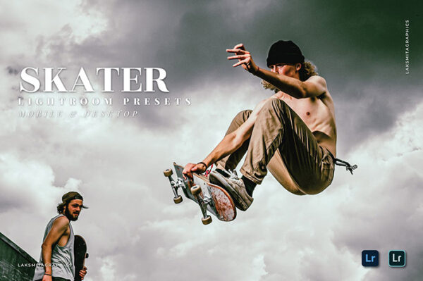 20 پریست لایت روم 2022 عکس تم اسکیت باز Skater Lightroom Presets