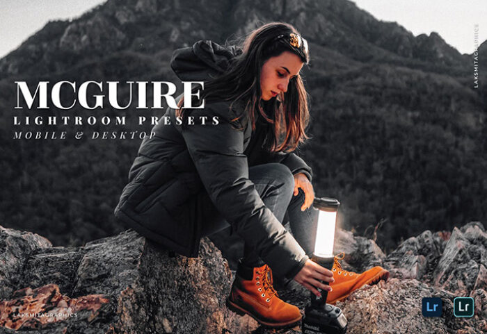20 پریست لایت روم پرتره فشن حرفه ای تم فضای باز Mcguire Lightroom Presets