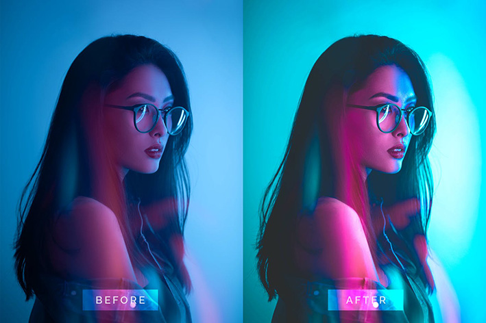 200 پریست لایت روم 2022 آتلیه عکاسی Cybertechie One Hundred TW Lightroom Presets