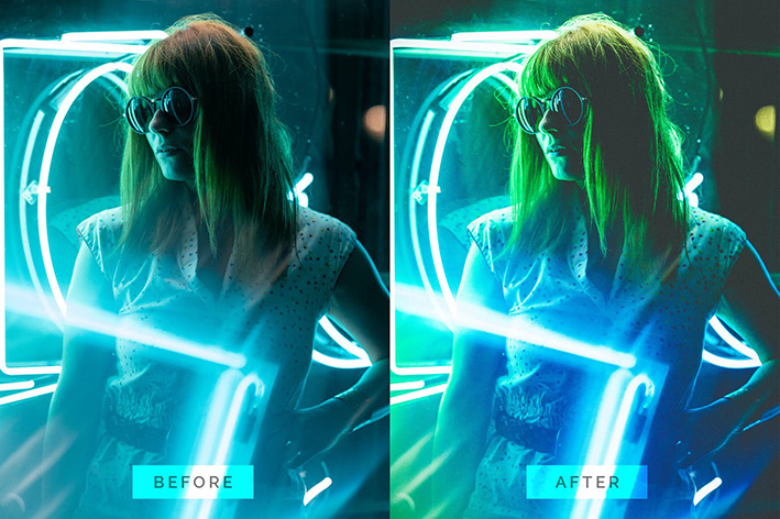 200 پریست لایت روم 2022 آتلیه عکاسی Cybertechie One Hundred TW Lightroom Presets