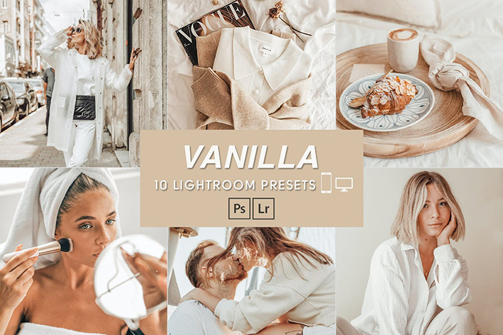 30 پریست لایت روم تم وانیلی 2022 جدید VANILLA Lightroom Presets 30 پریست لایت روم تم وانیلی 2022 جدید VANILLA Lightroom Presets