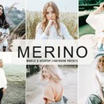 40 پریست لایت روم پرتره فشن و پریست کمرا راو و اکشن فتوشاپ Merino Lightroom Presets