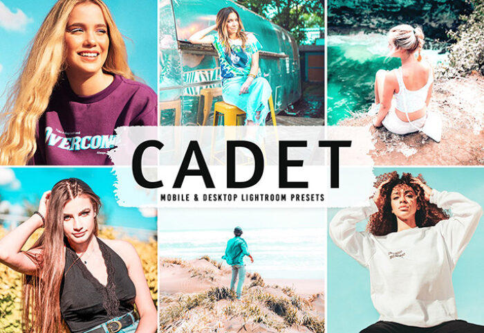 40 پریست لایت روم پرتره فضای باز و پریست کمرا راو و اکشن فتوشاپ Cadet Lightroom Presets