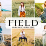 40 پریست لایت روم پرتره فضای باز و پریست کمرا راو و اکشن فتوشاپ Field Lightroom Presets