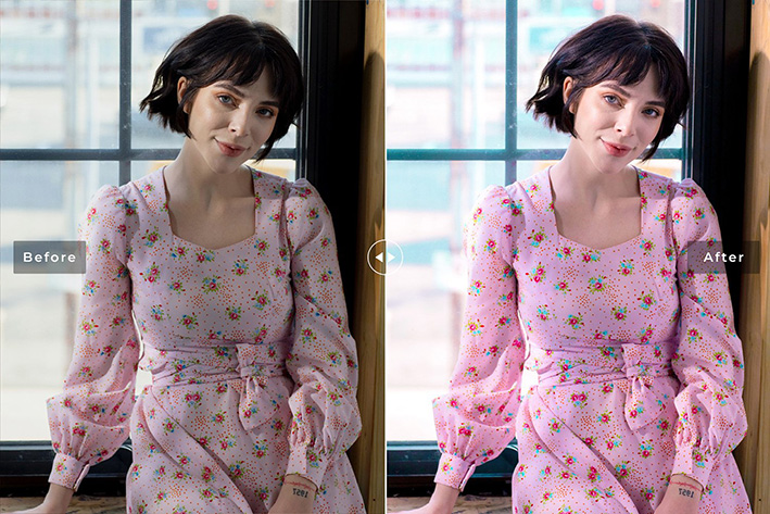 40 پریست لایت روم پرتره فضای باز و پریست کمرا راو و اکشن فتوشاپ تم صورتی دلربا Charm Pink Lightroom Presets 40 پریست لایت روم پرتره فضای باز و پریست کمرا راو و اکشن فتوشاپ تم صورتی دلربا Charm Pink Lightroom Presets