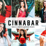 40 پریست لایت روم پرتره و پریست کمرا راو و اکشن فتوشاپ Cinnabar Lightroom Presets