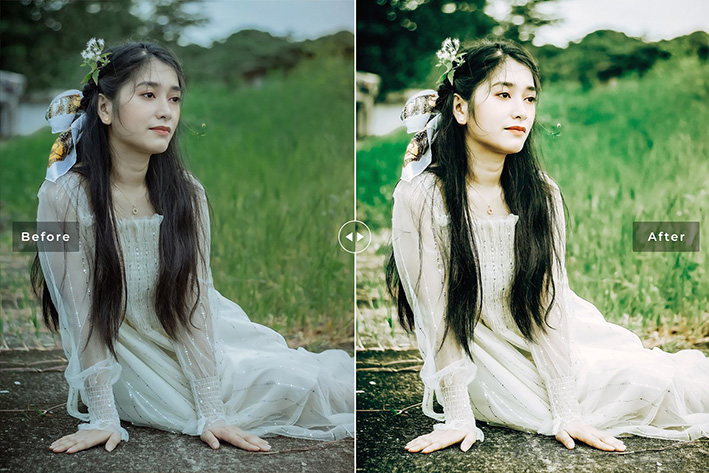 40 پریست لایت روم پرتره و پریست کمرا راو و اکشن فتوشاپ تم سبز Moss Lightroom Presets 40 پریست لایت روم پرتره و پریست کمرا راو و اکشن فتوشاپ تم سبز Moss Lightroom Presets
