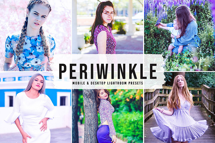 40 پریست لایت روم پرتره و پریست کمرا راو و اکشن فتوشاپ تم فضای باز Periwinkle Lightroom Presets 40 پریست لایت روم پرتره و پریست کمرا راو و اکشن فتوشاپ تم فضای باز Periwinkle Lightroom Presets