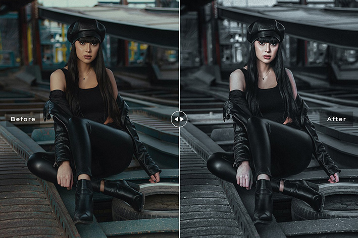 40 پریست لایت روم پرتره و پریست کمرا راو و اکشن فتوشاپ تم متال Metal Lightroom Presets 40 پریست لایت روم پرتره و پریست کمرا راو و اکشن فتوشاپ تم متال Metal Lightroom Presets