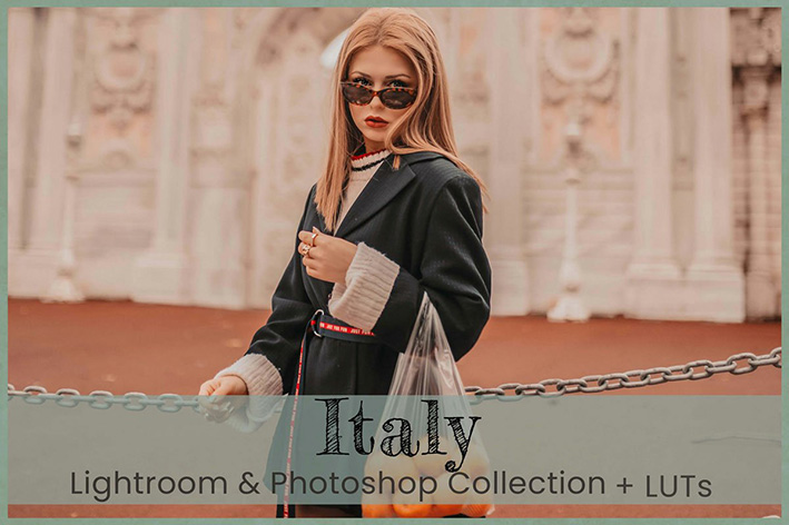 50 پریست لایت روم و اکشن فتوشاپ و لات رنگی تم ایتالیا Italy Lightroom Presets Photoshop Actions LUT Filter 50 پریست لایت روم و اکشن فتوشاپ و لات رنگی تم ایتالیا Italy Lightroom Presets Photoshop Actions LUT Filter