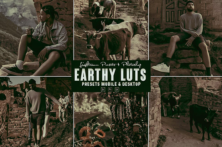 9 پریست لایت روم و اکشن فتوشاپ تم شکلاتی Earthy Moody Photoshop Action Lightrom Presets 9 پریست لایت روم و اکشن فتوشاپ تم شکلاتی Earthy Moody Photoshop Action Lightrom Presets