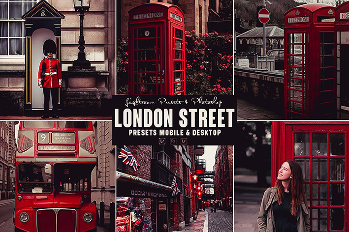 9 پریست لایت روم و اکشن فتوشاپ تم لندن London Photoshop Action Lightrom Presets 9 پریست لایت روم و اکشن فتوشاپ تم لندن London Photoshop Action Lightrom Presets