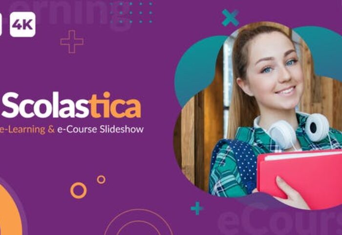 پروژه آماده افترافکت 2022 معرفی مراکز آموزشی Scolastica eLearning Slideshow