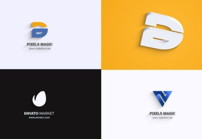 پروژه افتر افکت حرفه ای لوگو افکت 3 بعدی 2022 جدید 3D Logo Reveal