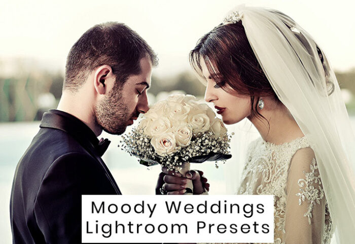 10 پریست لایت روم عروس 2022 رنگ سینماتیک Moody Weddings Lightroom Presets