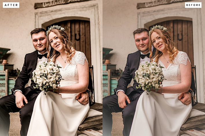 10 پریست لایت روم عروس 2022 رنگ سینماتیک Moody Weddings Lightroom Presets 10 پریست لایت روم عروس 2022 رنگ سینماتیک Moody Weddings Lightroom Presets