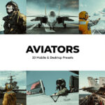 120 پریست لایت روم و لات رنگی و پریست کمرا راو فتوشاپ تم خلبان Aviators Lightroom Presets LUTs