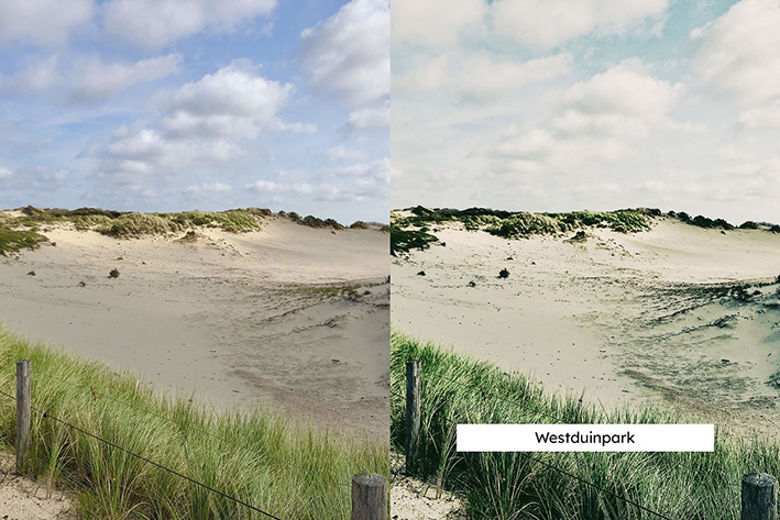 120 پریست لایت روم و لات رنگی و پریست کمرا راو فتوشاپ تم فضای باز The Hague Lightroom Presets LUTs