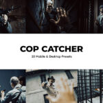 120 پریست لایت روم و لات رنگی و پریست کمرا راو فتوشاپ تم پلیس Cop Catcher Lightroom Presets LUT