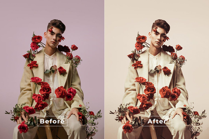 20 پریست لایت روم 2022 عکس فشن تم روشن سینماتیک Tooli Lightroom Preset