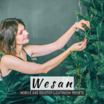 20 پریست لایت روم 2022 عکس پرتره تم کریسمس Wesan Lightroom Presets