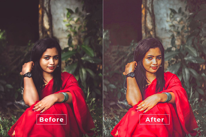20 پریست لایت روم 2022 عکس پرتره مدلینگ Bonono Lightroom Preset