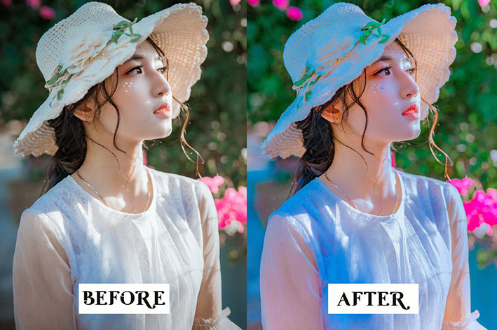 30 پریست لایت روم 2022 تم دختران شیرین Sweet Girls Lightroom Presets