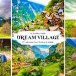 30 پریست لایت روم 2022 رنگی تم دهکده رویایی Dream Village Lightroom Presets