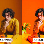 30 پریست لایت روم 2022 رنگی تم نارنجی Orange Tones Lightroom Presets