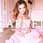 40 پریست لایت روم اینستاگرام و پریست کمرا راو و اکشن فتوشاپ تم صورتی Garnet Lightroom Presets