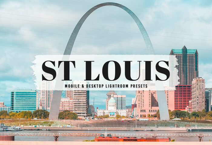 40 پریست لایت روم طبیعت و پریست کمرا راو و اکشن فتوشاپ تم شهری St Louis Lightroom Presets