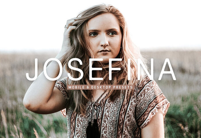 40 پریست لایت روم فشن و پریست کمرا راو و اکشن فتوشاپ Josefina Lightroom Presets