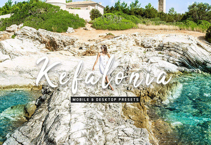 40 پریست لایت روم فضای باز و پریست کمرا راو و اکشن فتوشاپ Kefalonia Lightroom Presets