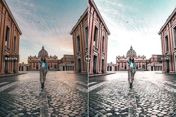 40 پریست لایت روم فضای باز و پریست کمرا راو و اکشن فتوشاپ عکس فشن City Desaturated Lightroom Presets