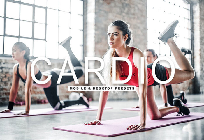 40 پریست لایت روم ورزش بدنسازی و پریست کمرا راو و اکشن فتوشاپ Cardio Lightroom Presets