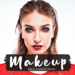 40 پریست لایت روم پرتره 2022 و پریست کمرا راو و اکشن فتوشاپ Makeup Lightroom Presets