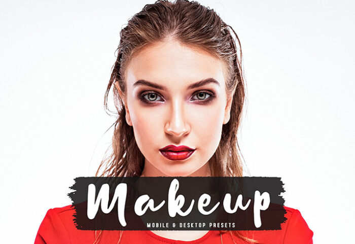 40 پریست لایت روم پرتره 2022 و پریست کمرا راو و اکشن فتوشاپ Makeup Lightroom Presets