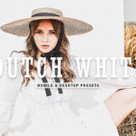 40 پریست لایت روم پرتره فشن و پریست کمرا راو و اکشن فتوشاپ Dutch White Lightroom Presets